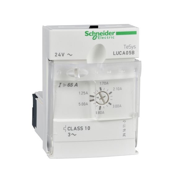 Standard control unit, TeSys Ultra, 1.25-5A, 3P motors, thermal ...